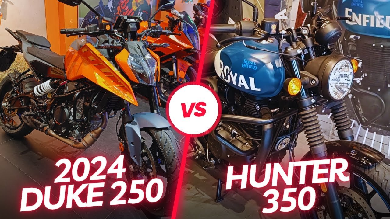 KTM 160 Duke vs Royal Enfield Hunter 350